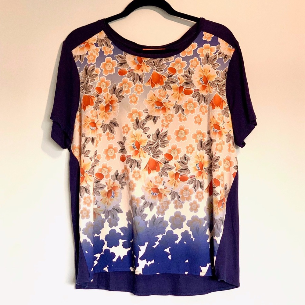 For 3/$40 ⭐️ Joe Fresh Women's Top with flower pattern print SIZE XL